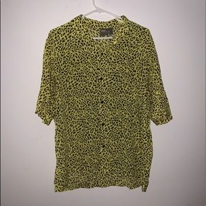 ASOS cheetah print button up
